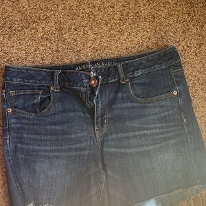 American Eagle Outfitters Blue High Rise Jean shorts